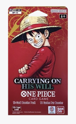 One Piece Carrying On His Will Sleeved Booster Pack - Carrying On His Will (OP13)