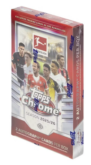 2025/26 Topps Chrome Bundesliga Soccer Hobby Box