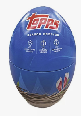 2025-26 Topps UEFA Club Competitions Easter Tin (Styles May Vary)
