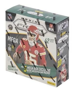 2025 Panini Prizm Football Mega Box (Green Pulsar Prizms)