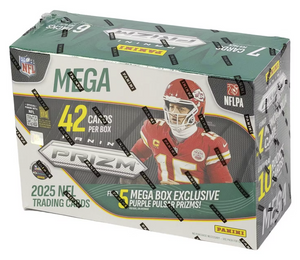 2025 Panini Prizm Football Mega Hobby Box (Purple Pulsar Prizm)