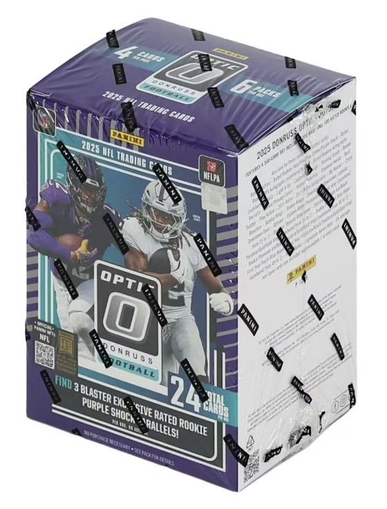 2025 Panini Donruss Optic Football Blaster Box (Purple Shock Parallels!)