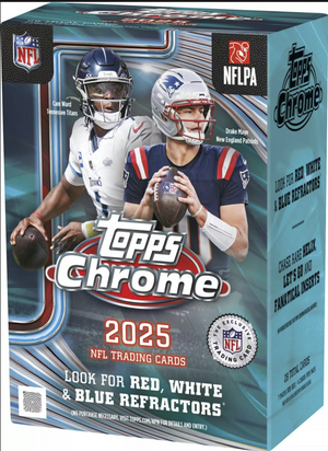 2025 Topps Chrome Football Blaster Box