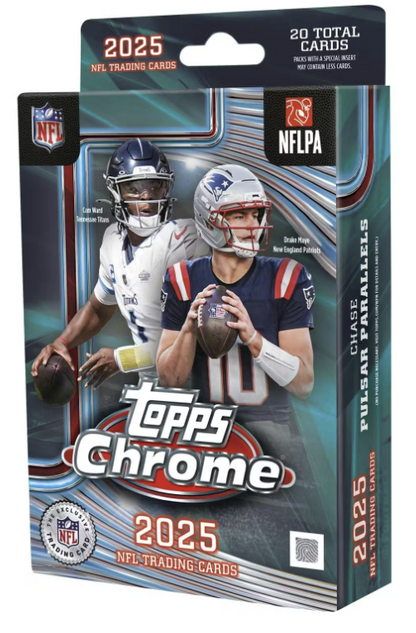 2025 Topps Chrome Football Hanger Box