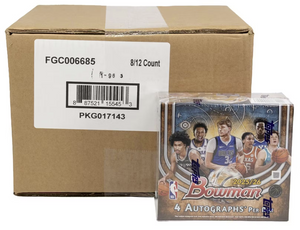 2025/26 Bowman Basketball Hobby Jumbo 8-Box Case (Presell)