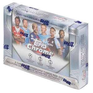 2025/26 Topps Chrome UEFA Club Competitions Soccer Delight Box