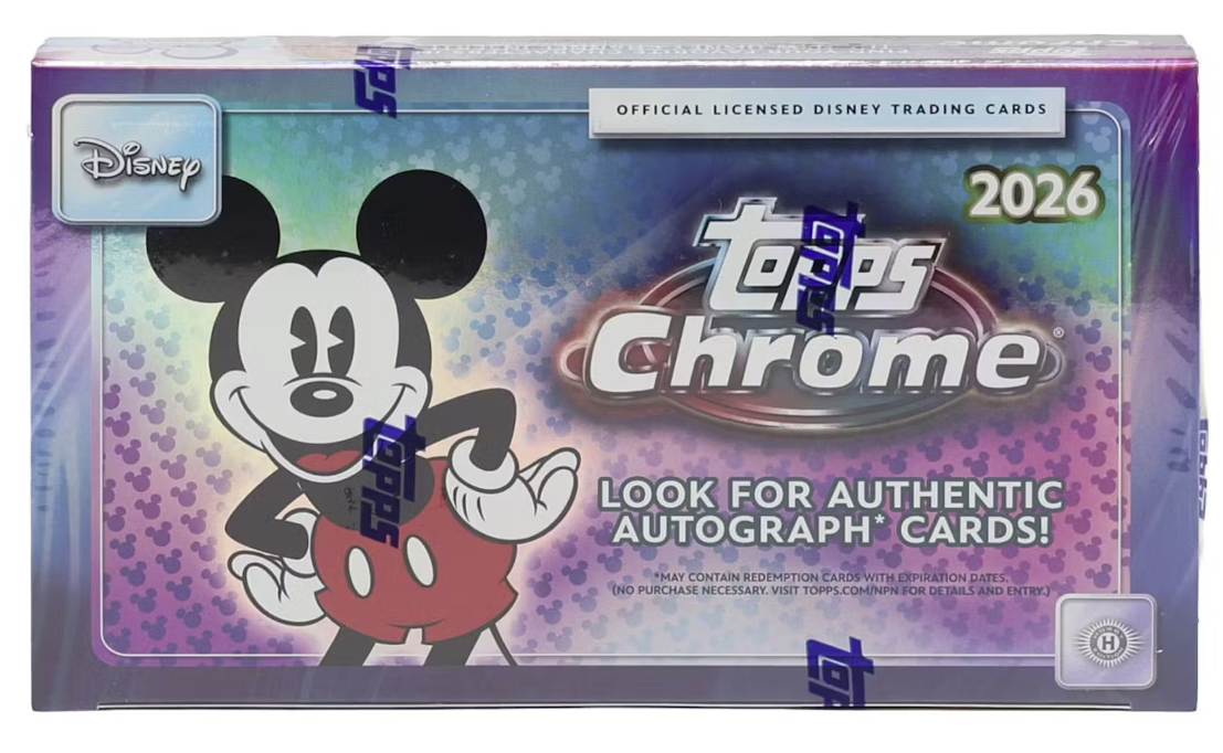 2026 Topps Disney Chrome Hobby Box (Presell)