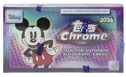 2026 Topps Disney Chrome Hobby Box (Presell)