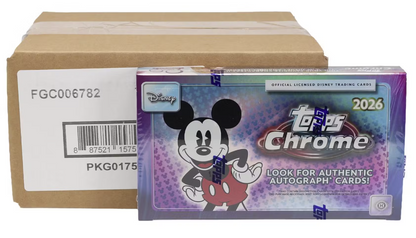 2026 Topps Disney Chrome Hobby 8-Box Case (Presell)