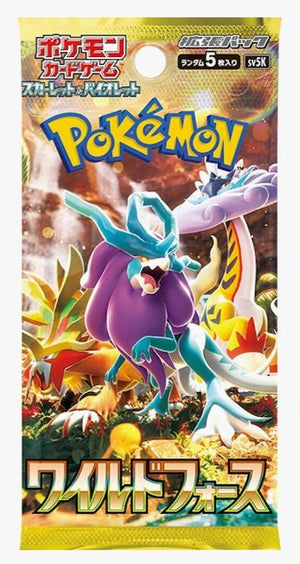 Pokemon Japanese Wild Force Booster Pack - SV5K