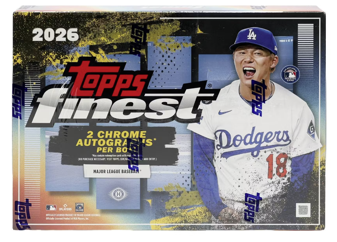 2026 Topps Finest Baseball Hobby Box (Presell)