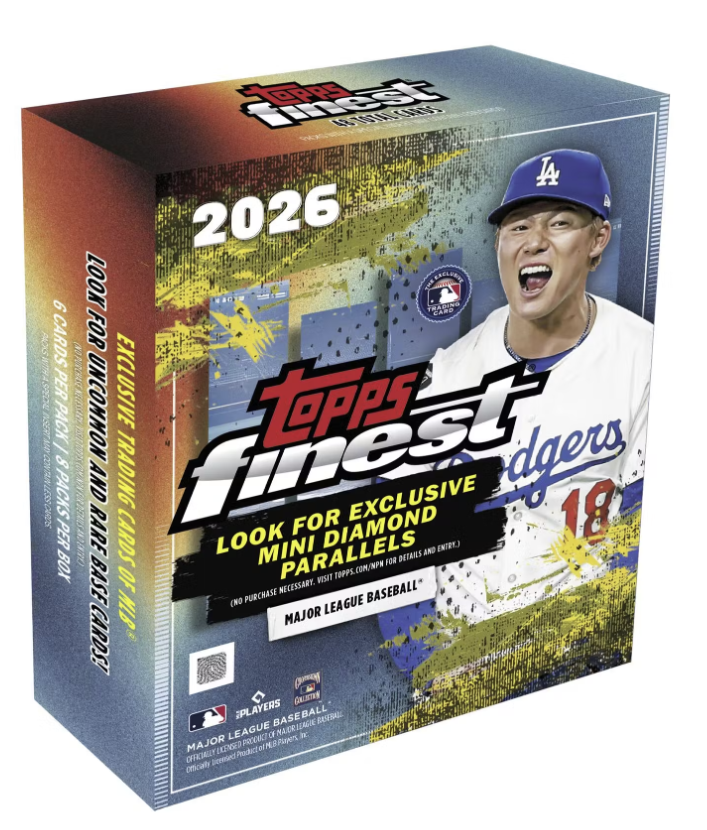 2026 Topps Finest Baseball Mega Box (Presell)