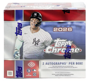 2026 Topps Chrome Baseball Hobby Jumbo Box (Presell)