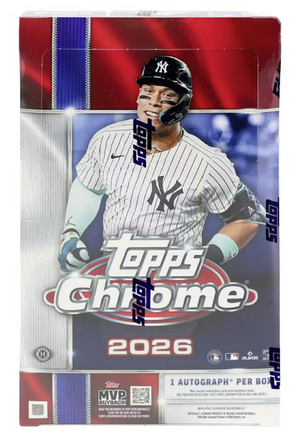 2026 Topps Chrome Baseball Hobby Box (Presell)