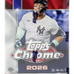 2026 Topps Chrome Baseball Hobby 12-Box Case (Presell)