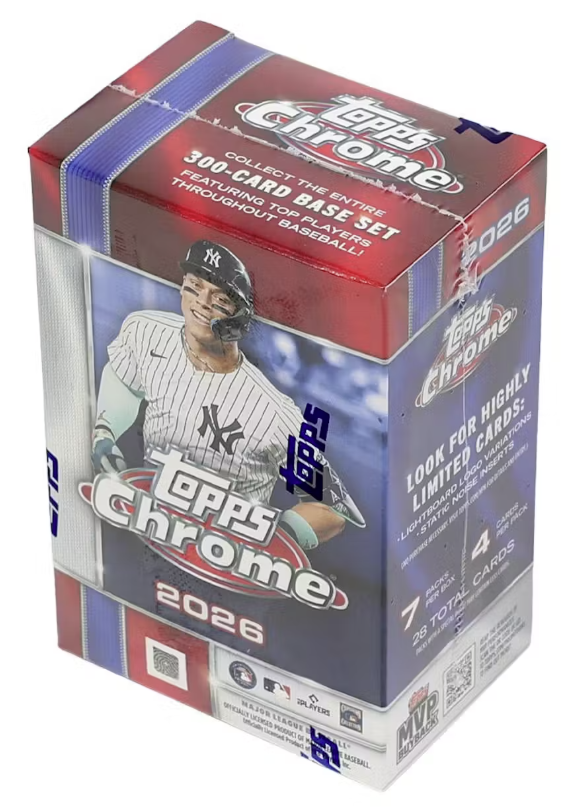 2026 Topps Chrome Baseball Blaster Box