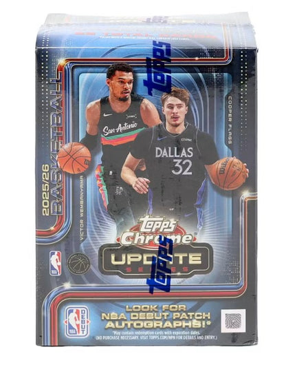 2025/26 Topps Chrome Update Series Basketball Blaster Box (Presell)