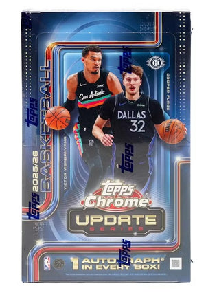 2025/26 Topps Chrome Update Series Basketball Hobby 12-Box Case (Presell)