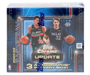 2025/26 Topps Chrome Update Series Basketball Hobby Jumbo Box (Presell)