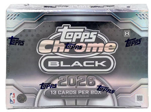 2025/26 Topps Chrome Black Basketball Hobby Box