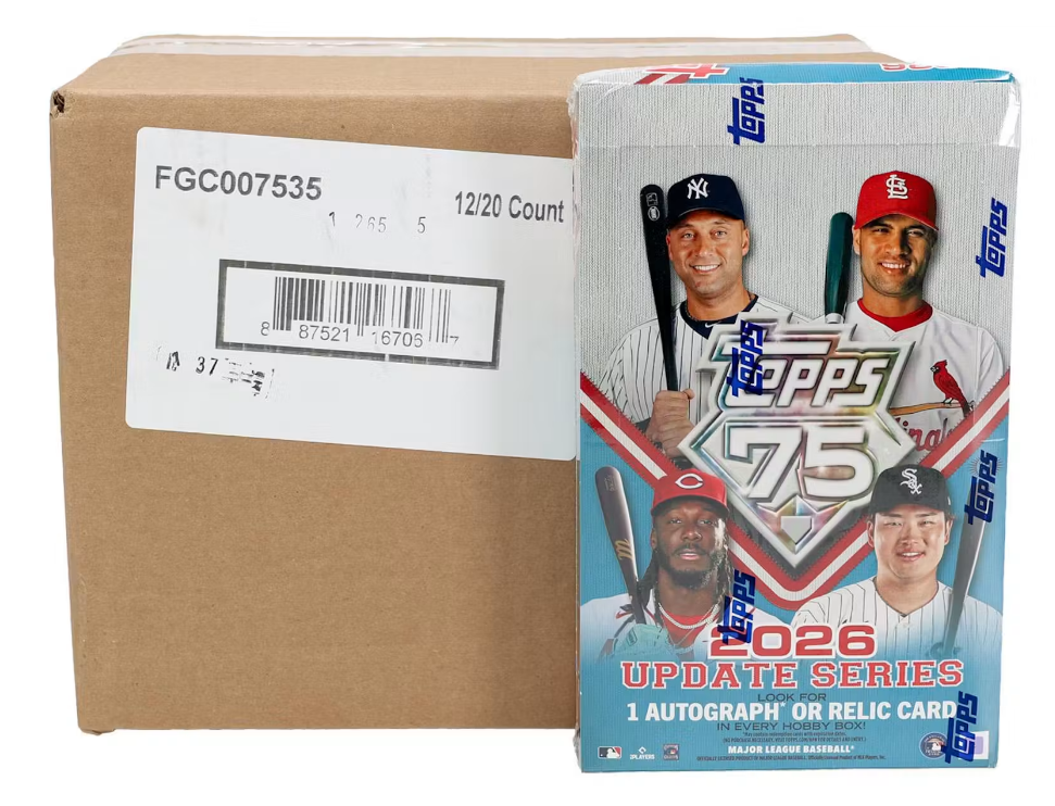 2026 Topps Update Series Baseball Hobby 12-Box Case