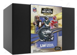 2026 Under Wraps Autographed NFL Mid-Size Helmets Single Mystery Box