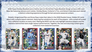 2026 Topps Holiday Baseball Hobby Mega Box