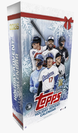 2026 Topps Holiday MLB baseball advent calendar