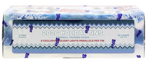2026 Topps Holiday Baseball Hobby Collector 3-Tin Box