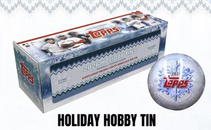 2026 Topps Holiday Baseball hobby collector 3-tin box