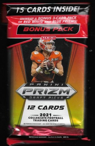 2021 Panini Prizm Draft Picks Football Cello Pack