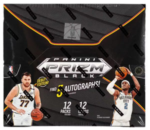 2024/25 Panini Prizm Black Basketball Hobby Box