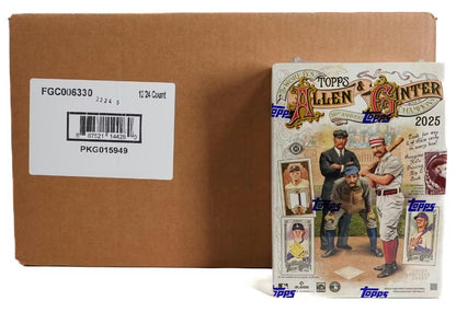 2025 Topps Allen & Ginter Baseball Hobby 12-Box Case