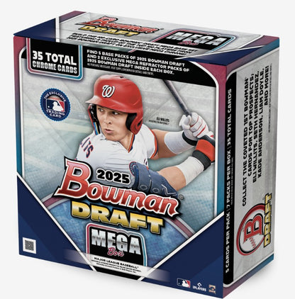2025 Bowman Draft Baseball Mega Box (Presell)