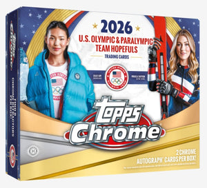 2026 Topps Chrome U.S. Olympics Hobby Box (Presell)