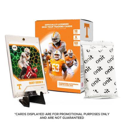 University of Tennessee Football 2025 Trading Cards - Platinum Box (Guaranteed Autograph)
