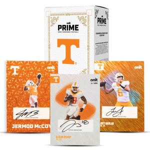 University of Tennessee Football 2025 Trading Cards - Prime Box (THREE Guaranteed Autographs!)