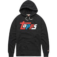 Topps Baseball 1981 Black Homage Sweatshirt Hoodie