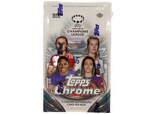 2023/24 Topps Chrome UEFA Women's Champions League Soccer Hobby Box