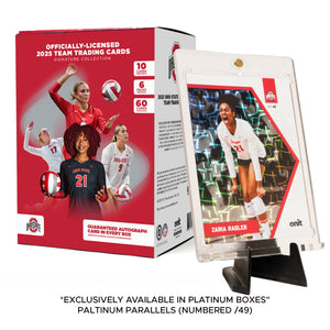 The Ohio State University Volleyball 2025 Trading Cards - Platinum Box (Guaranteed Autograph)