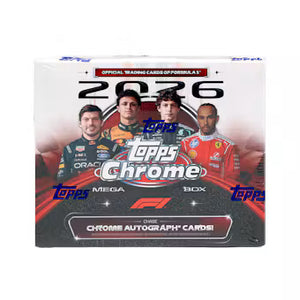 2026 Topps Chrome F1 Formula 1 Mega Box