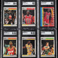 1986-87 to 1989-90 Fleer Basketball Multi-Set Break – 4 Graded Cards per Box!