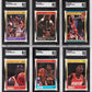 1986-87 to 1989-90 Fleer Basketball Multi-Set Break – 4 Graded Cards per Box!