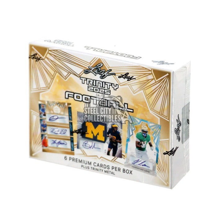 2025 Leaf Trinity Football Hobby Box