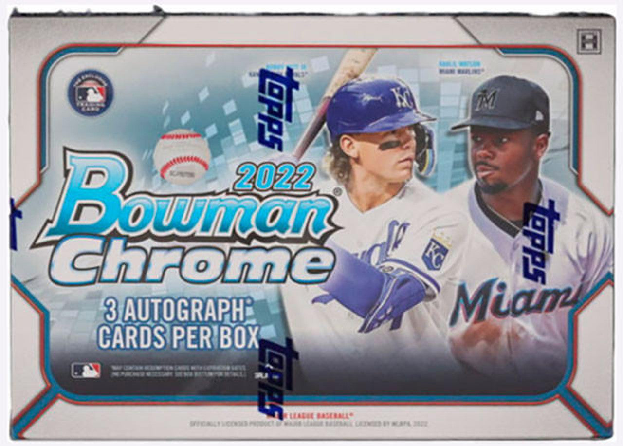 2022 Bowman Chrome Baseball HTA Choice Box