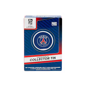 2026/27 Topps Paris Saint-Germain soccer collector tin, sealed