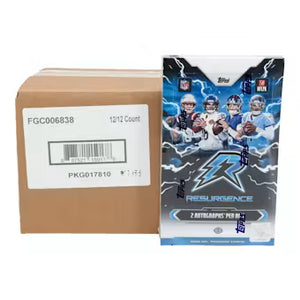 2025 Topps Resurgence Football Hobby 12-Box Case