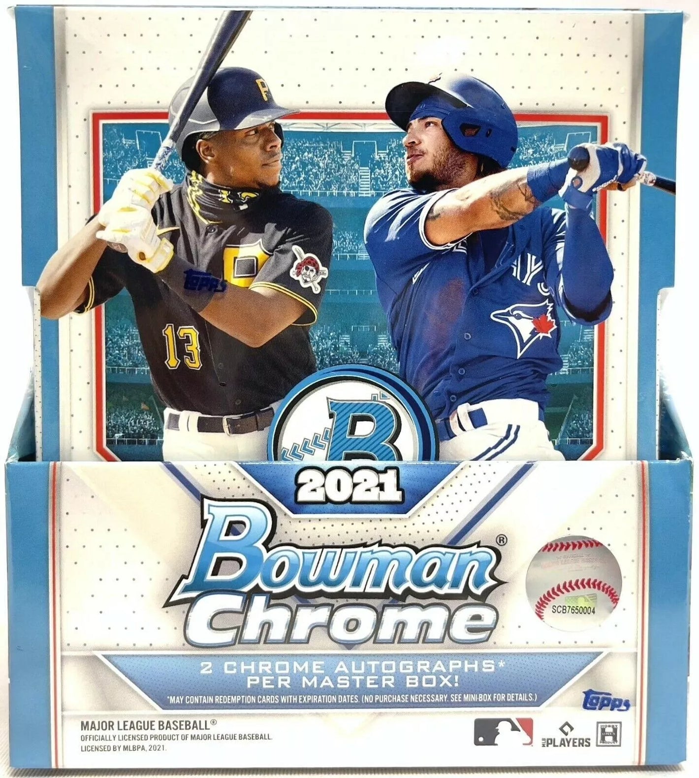 2021 Bowman Chrome Baseball Factory Sealed Hobby Box