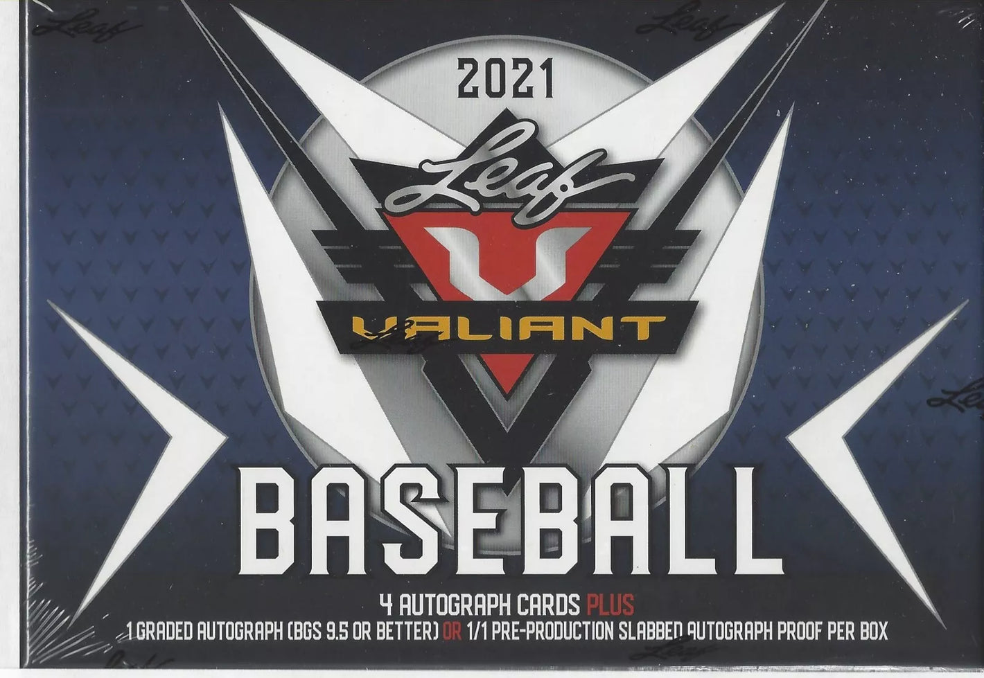 2021 Leaf Valiant Baseball Box