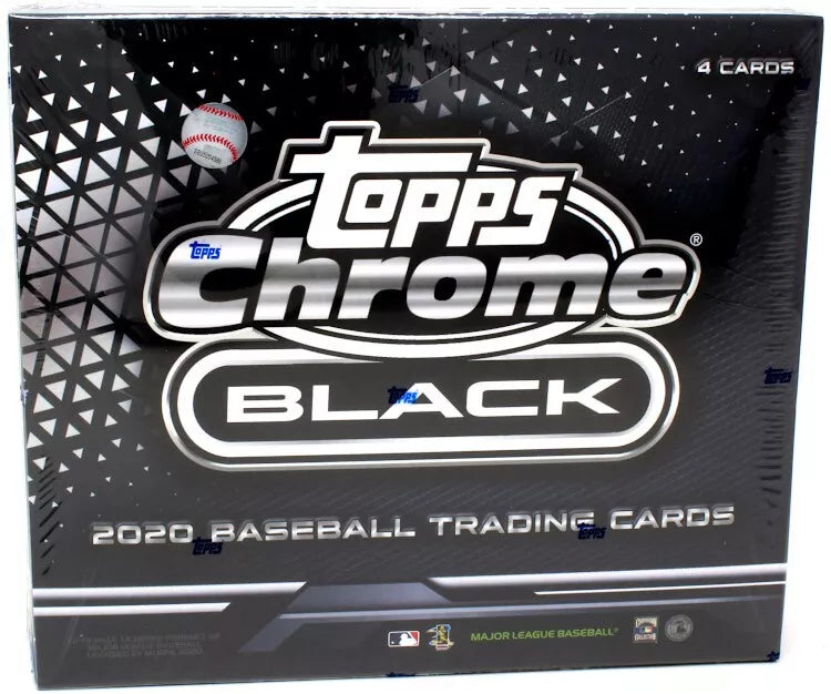 2020 Topps Chrome Black Baseball Hobby Box